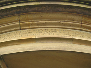 Inscription, detail