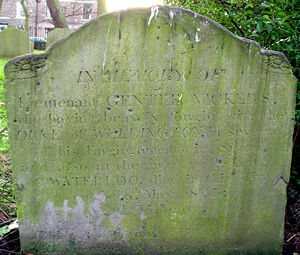 Headstone – Gentle Vickers. Click to enlarge.