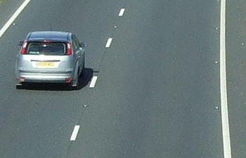 Road with car