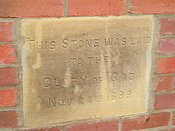 Foundation stone, Skeldergate, York