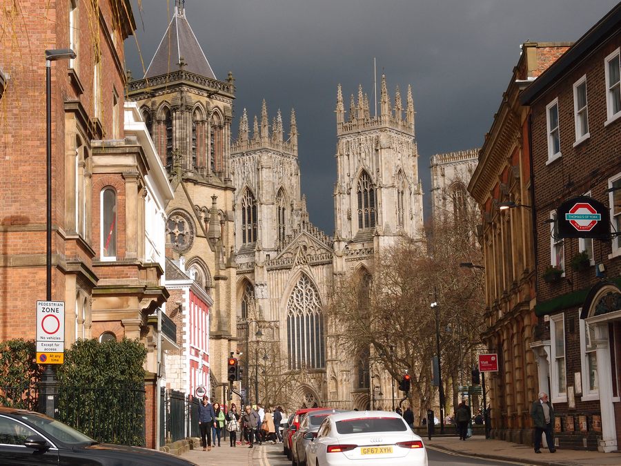 Minster from Museum Street, 13 March 2018
