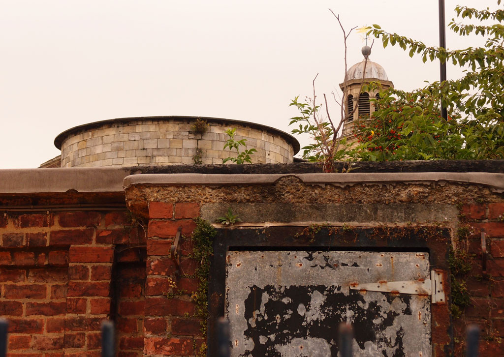 An interestingly varied collection of buildings, from Castle Mills/Foss Basin, looking towards the castle area/Castle Museum