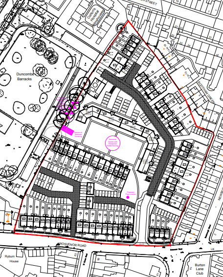 December 2019: Revised plans for Bootham Crescent housing (ref: 19/00246/FULM) (Persimmon Homes)