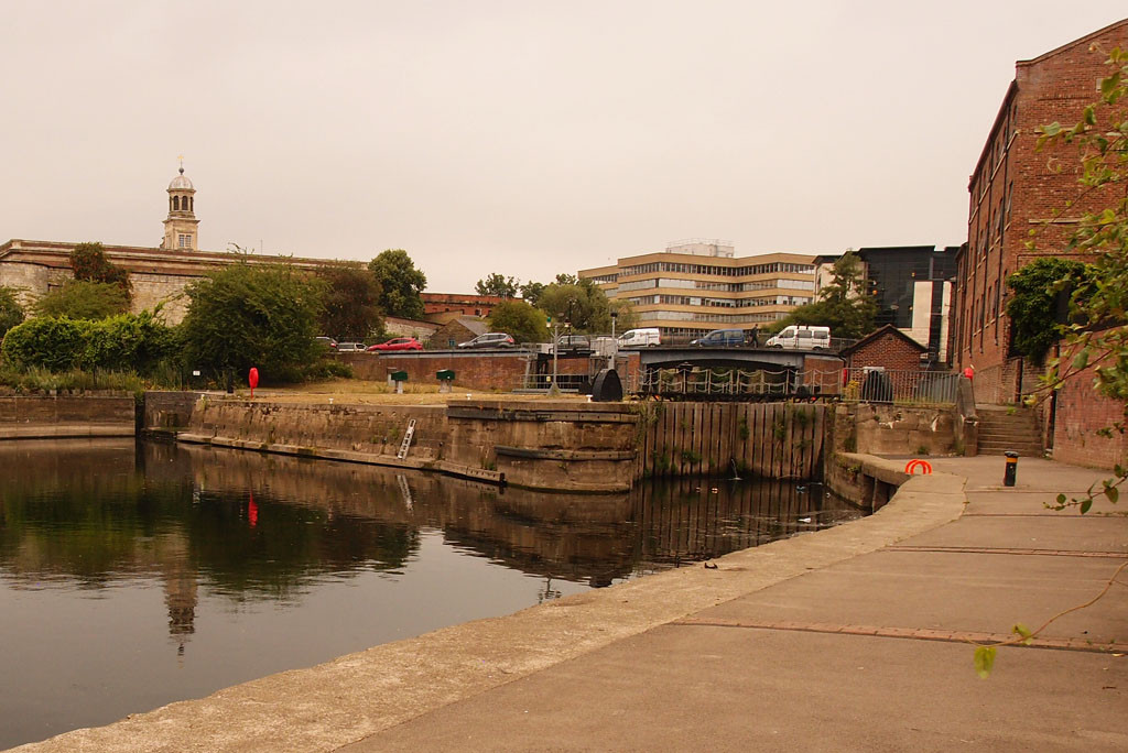 It's changed a bit ... Castle Mills bridge and the Foss Basin, July 2017