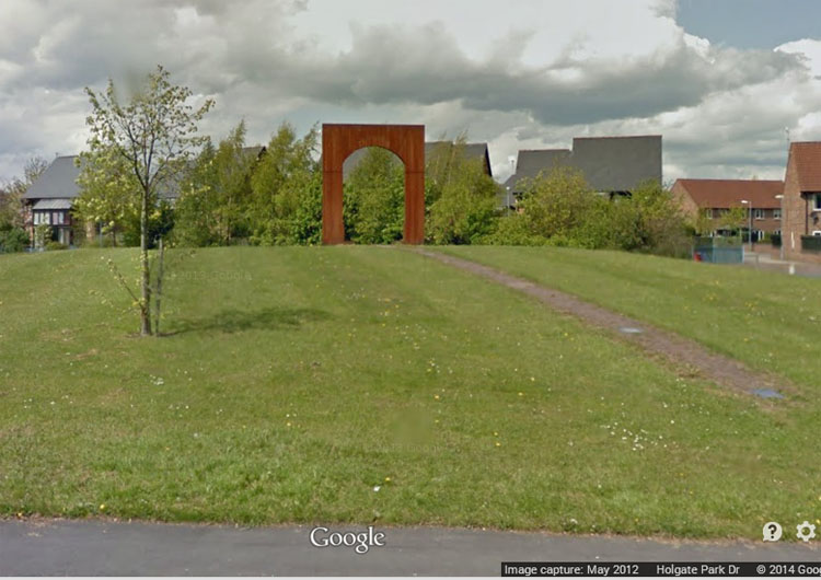 Google Street View of Holgate Arch, 2012