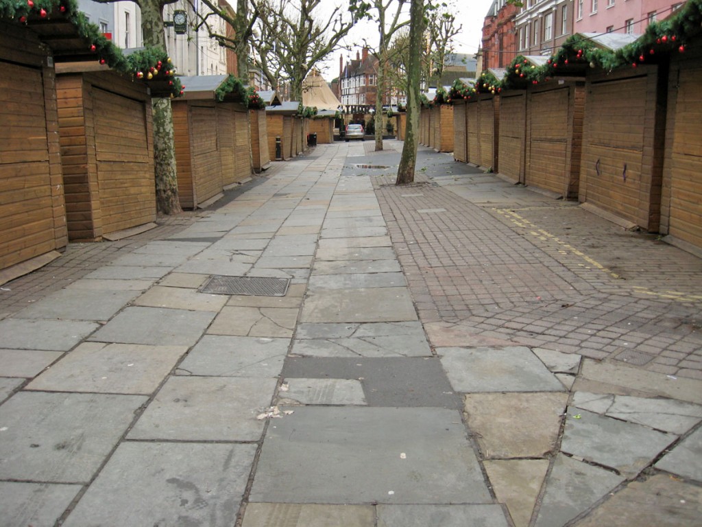 Parliament Street paving, 25 Dec 2019