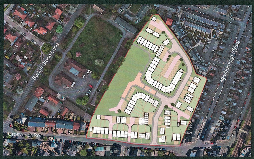 Image of proposed housing development for Bootham Crescent football ground, from Persimmon, Sept 2018