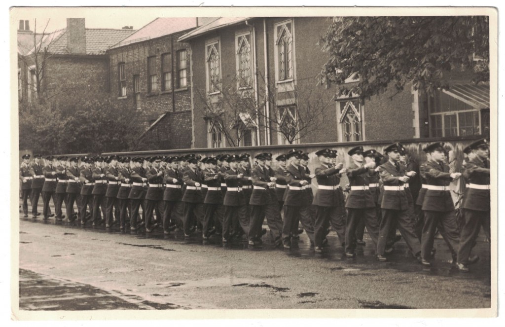 RAF parade, Fishergate, possibly 1955