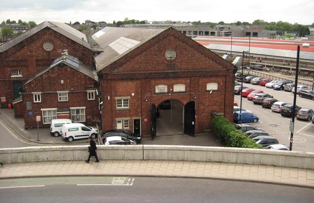 Railway Institute/former railway workshops, 1 June 2013