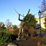Display of sculptures in the Museum Gardens