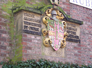 Inscription on former almshouse building, Skeldergate