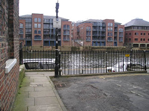 The newer buildings on Queen's Staith, from the bottom of Peckitt Street on the opposite river bank