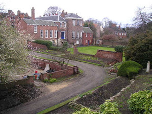 Gardens around the Minster precincts, with their wide open spaces
