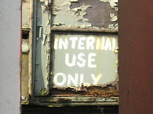 It says 'Internal use only'