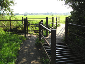 Rawcliffe Meadow – entrance – looking out towards the ings and the river