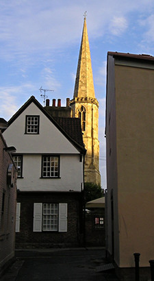 All Saints' North Street, lit by evening sun, 22 August 2004