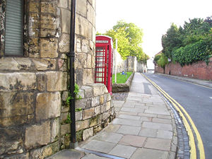 Marygate and its red phone box