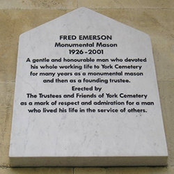 Monument to Fred Emerson