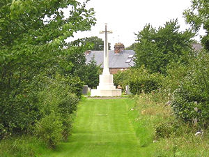 View showing memorial
