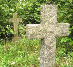 Memorial crosses