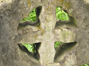 Headstone detail, York Cemetery