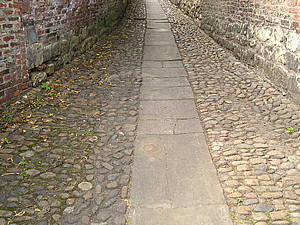 Detail of paving, Carr's Lane